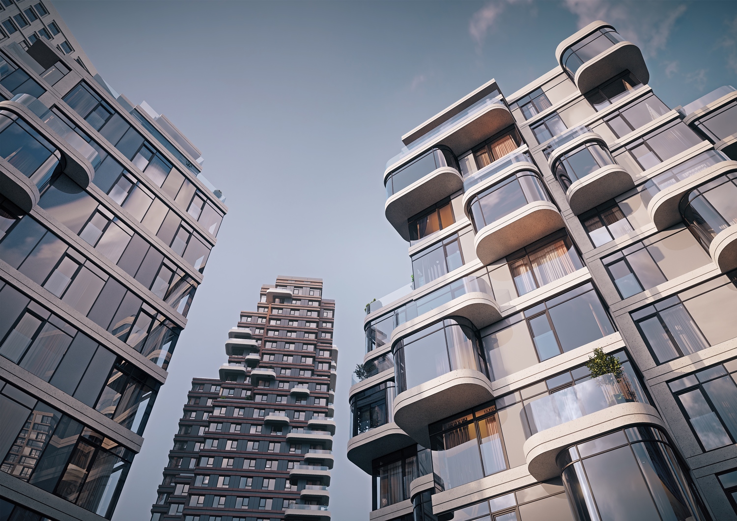 Композитные фасады с УФ-покрытием появятся в клубном доме в ЗАО