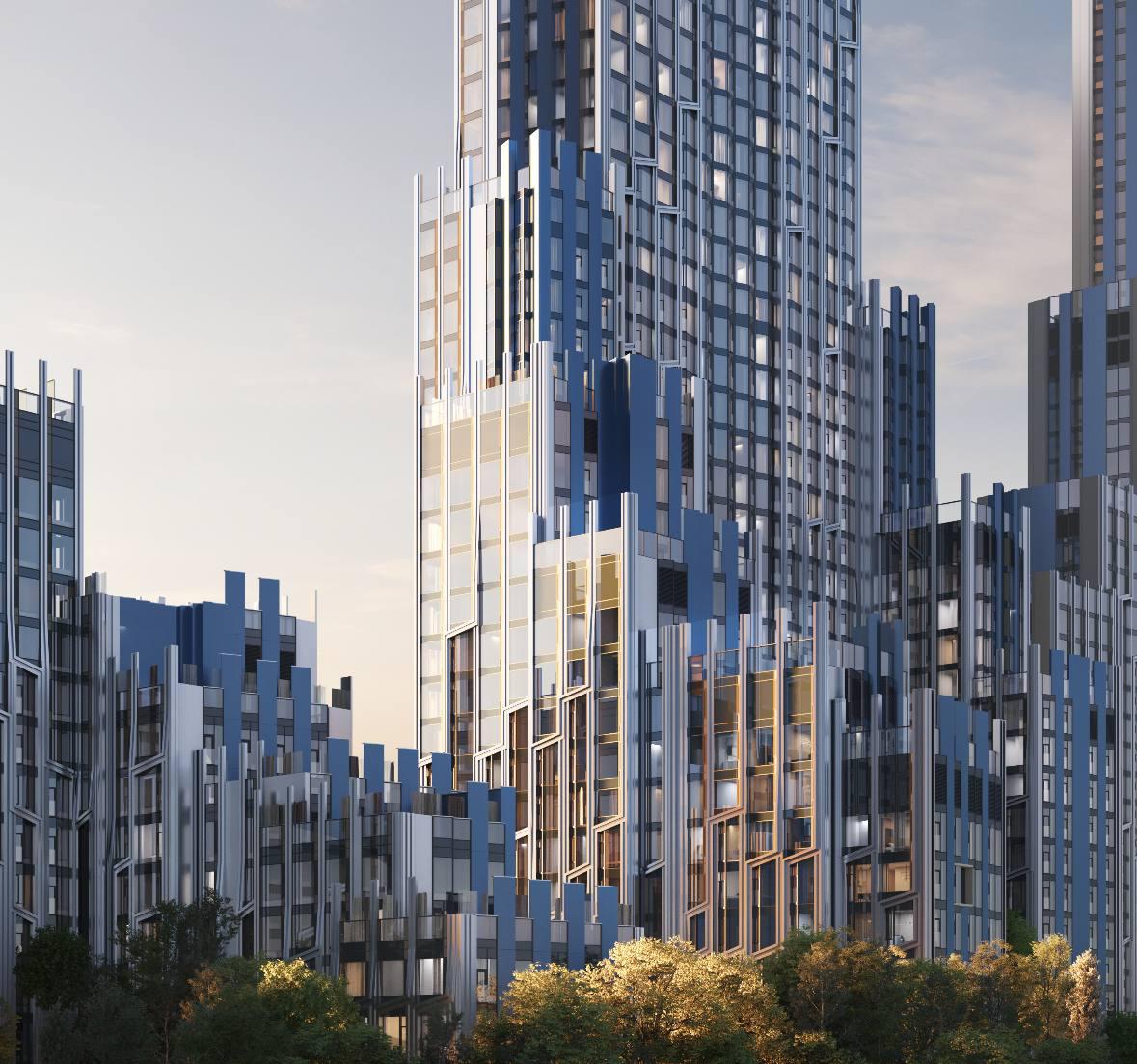 Новый небоскреб в Москве